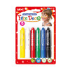 Crayon, Pinta Carita, Clores Básicos, Blister x 6 Und.